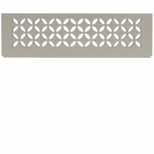 Schluter SHELF-N-S1 Trendline Textured Aluminium Floral Design Tile In Shelf For Schluter Niche TSSG - Textured Stone Grey